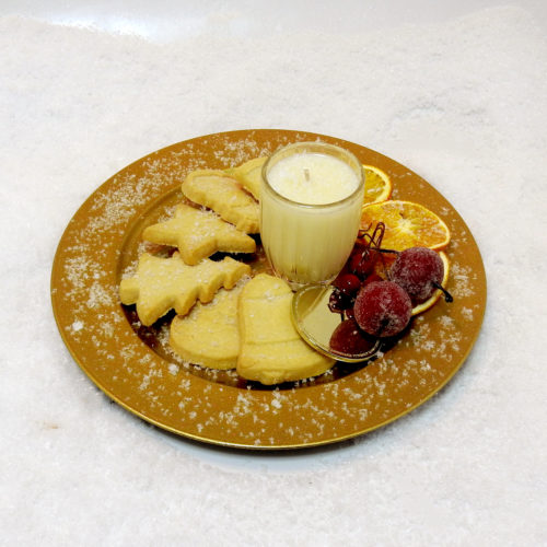 Christmas Sugared Shortbread - Choose Your Candle Type